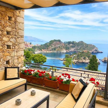 Villa Eleonora Isola Bella Sea View Small Pool + Jacuzzi Taormina Exterior foto