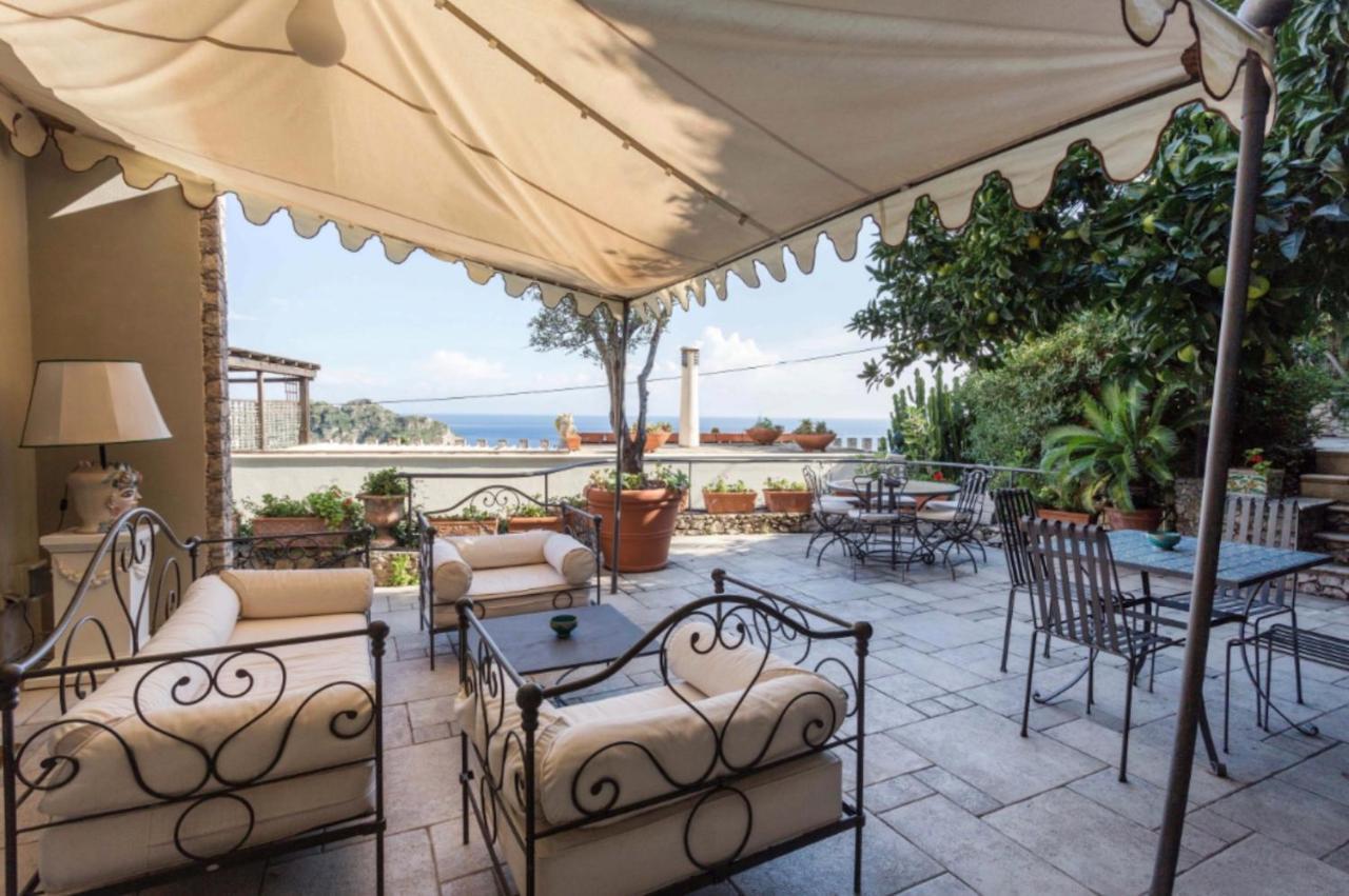 Villa Eleonora Isola Bella Sea View Small Pool + Jacuzzi Taormina Exterior foto