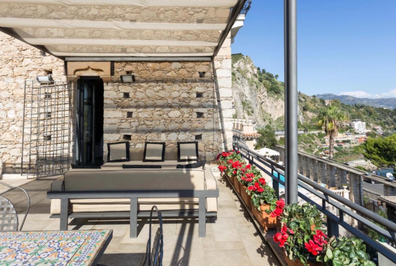 Villa Eleonora Isola Bella Sea View Small Pool + Jacuzzi Taormina Exterior foto