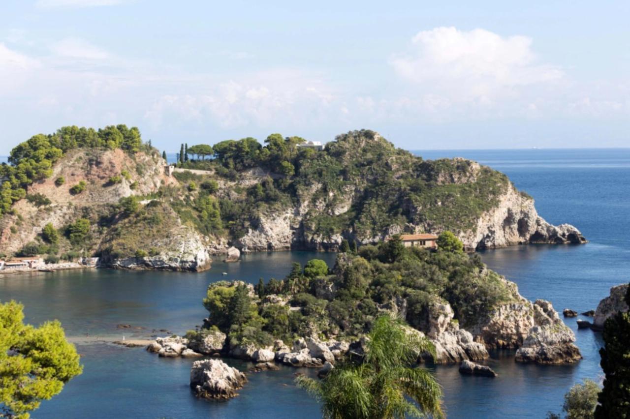 Villa Eleonora Isola Bella Sea View Small Pool + Jacuzzi Taormina Exterior foto
