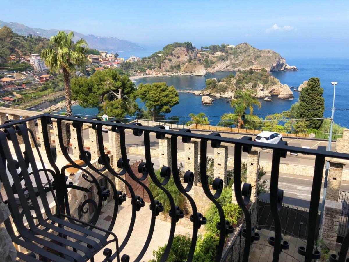 Villa Eleonora Isola Bella Sea View Small Pool + Jacuzzi Taormina Exterior foto