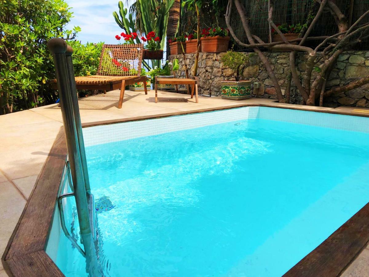 Villa Eleonora Isola Bella Sea View Small Pool + Jacuzzi Taormina Exterior foto